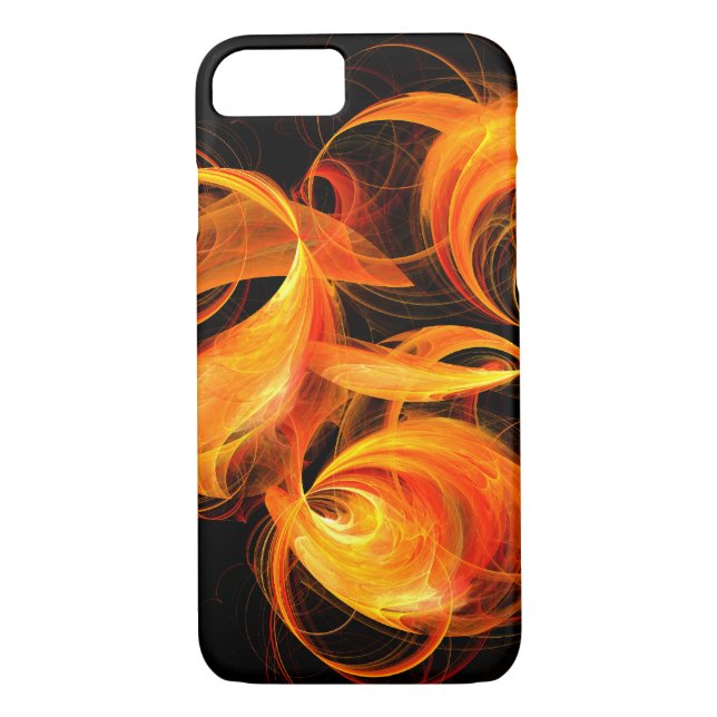 Abstrakte Feuerball-Kunst Case-Mate iPhone Hülle (Rückseite)