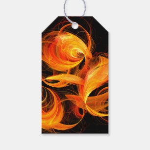 Abstrakte Feuerball-Kunst Geschenkanhänger