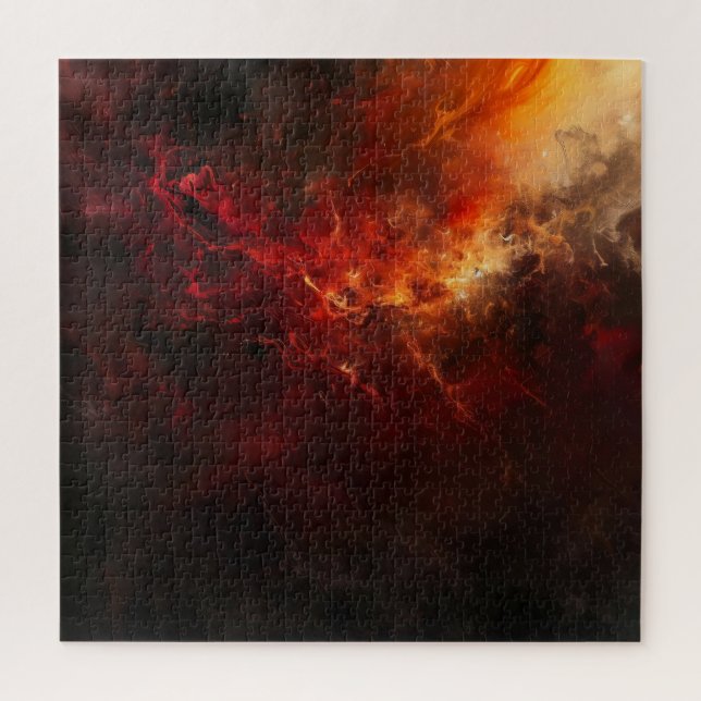 Abstrakte Feuerkunst (Vertikal)