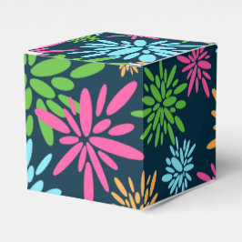 Abstrakte Feuerwerkskörper-Blume Gefälligkeitsbox Geschenkschachtel