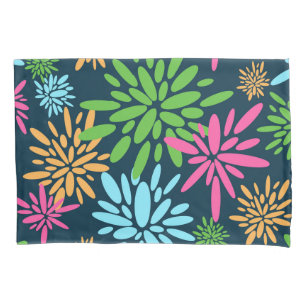Abstrakte Feuerwerkskörper Blume Pillowcase Kissenbezug