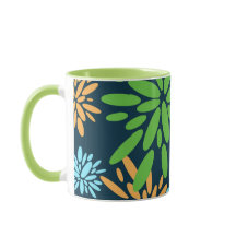 Abstrakte Feuerwerkskörper-Blume Tasse