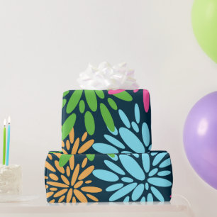 Abstrakte Feuerwerkskörper-Blume Umschlagpapier Geschenkpapier