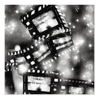 Abstrakte Filmstreifen Fotodruck