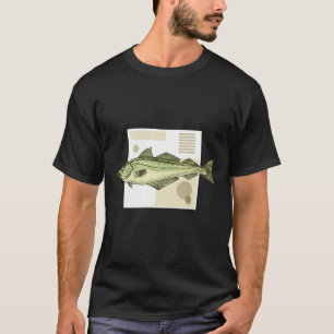 Abstrakte Fischkunst T-Shirt