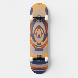 Abstrakte Flamme 21 Skateboard