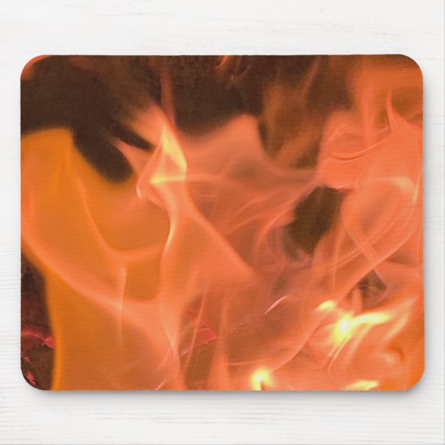 Abstrakte Flamme Mousepad (Vorne)