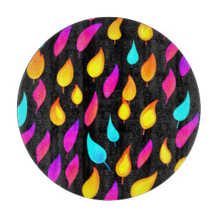 Abstrakte Flammenkunst, die lodert Schneidebrett