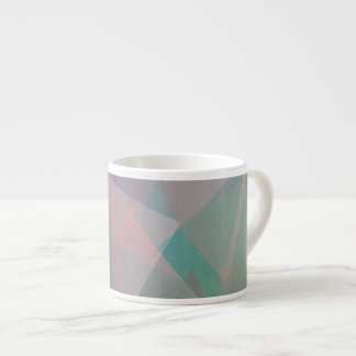 Abstrakte Fliegende Partikel | Geometrische Formen Espressotasse