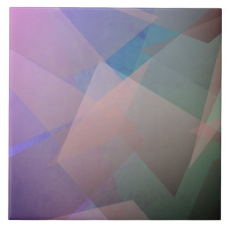 Abstrakte Fliegende Partikel | Geometrische Formen Fliese