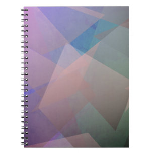 Abstrakte Fliegende Partikel   Geometrische Formen Notizblock