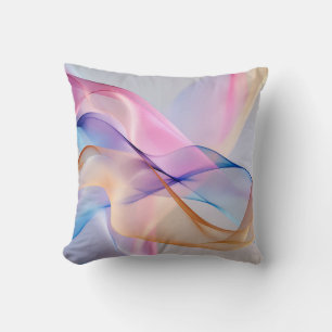 Abstrakte Fließmenge an Pastell Kissen
