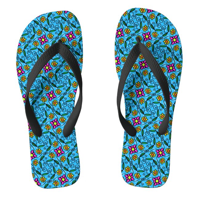 Abstrakte Flip Flops (Fußbett)