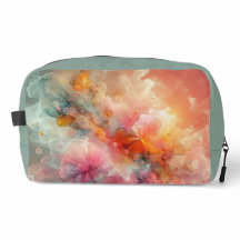 Abstrakte florale Tintenlandschaft in Wolkenform