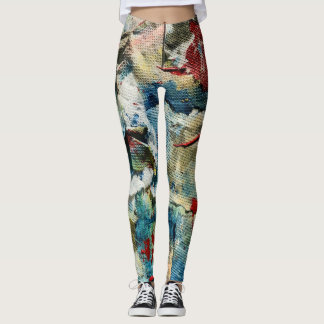 Abstrakte Flow Leggings