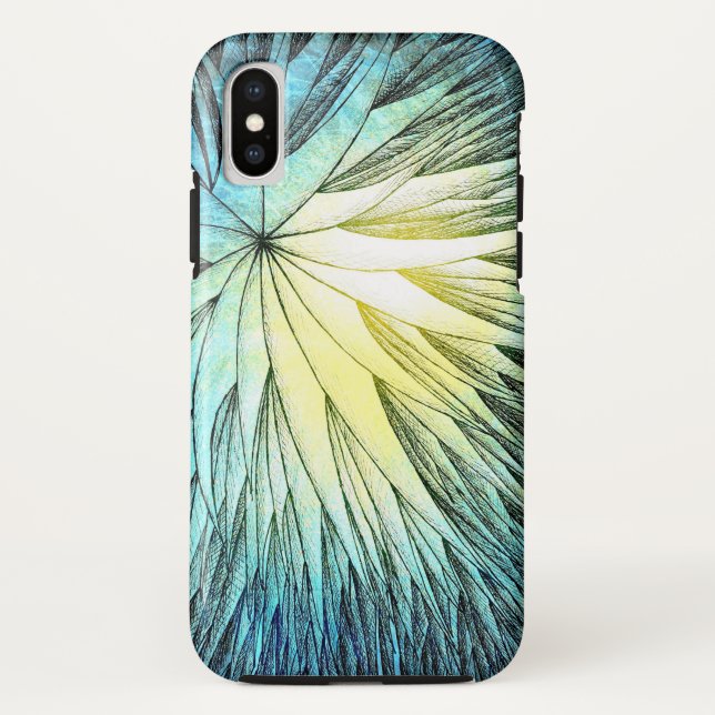 Abstrakte Flower4 - Apple iPhone/iPad Fall Case-Mate iPhone Hülle (Rückseite)