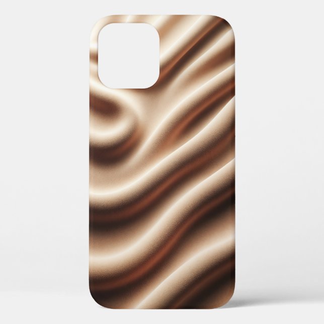 Abstrakte Fluid-Sculptur-Kunst - Moderne Minimalis Case-Mate iPhone Hülle (Rückseite)