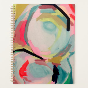 Abstrakte Fluro-Acrylmalerei Planer