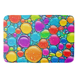 Abstrakte Flüssigkeitstropfen Badematte