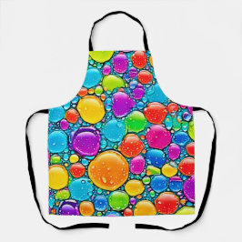 Abstrakte Flüssigkeitstropfen Schürze