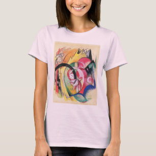 Abstrakte Formen (auch Farbige Blumen) von Franz M T-Shirt