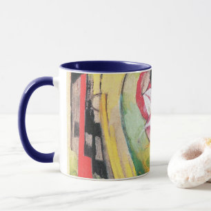 Abstrakte Formen (auch Farbige Blumen) von Franz M Tasse