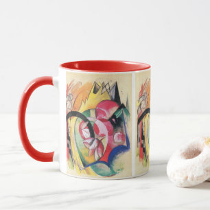 Abstrakte Formen (auch Farbige Blumen) von Franz M Tasse
