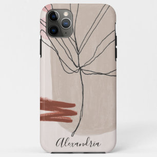 Abstrakte Formen Botanisches Blatt Case-Mate iPhone Hülle