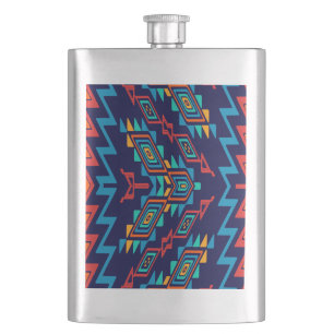 Abstrakte Formen Flachmann