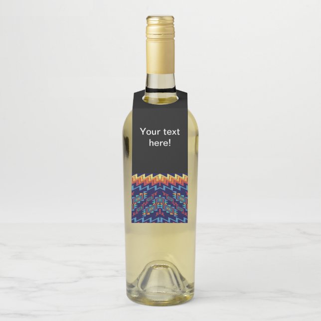 Abstrakte Formen Flaschenanhänger (Auf Flasche)