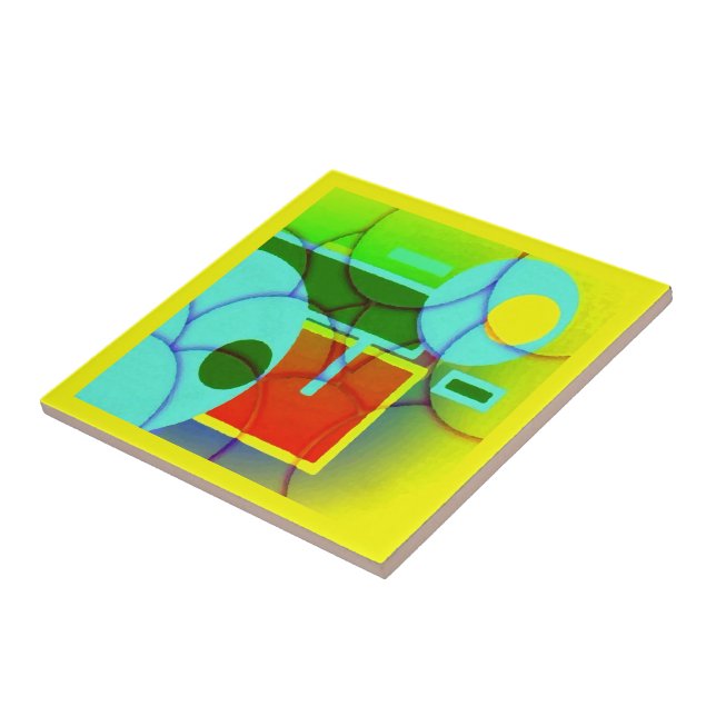 Abstrakte Formen Fliese (Seite)