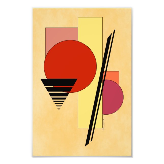 Abstrakte Formen Fotodruck (Vorne)