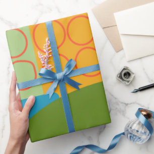 Abstrakte Formen Geschenkpapier