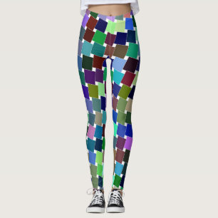Abstrakte Formen mit vielen Farben Leggings