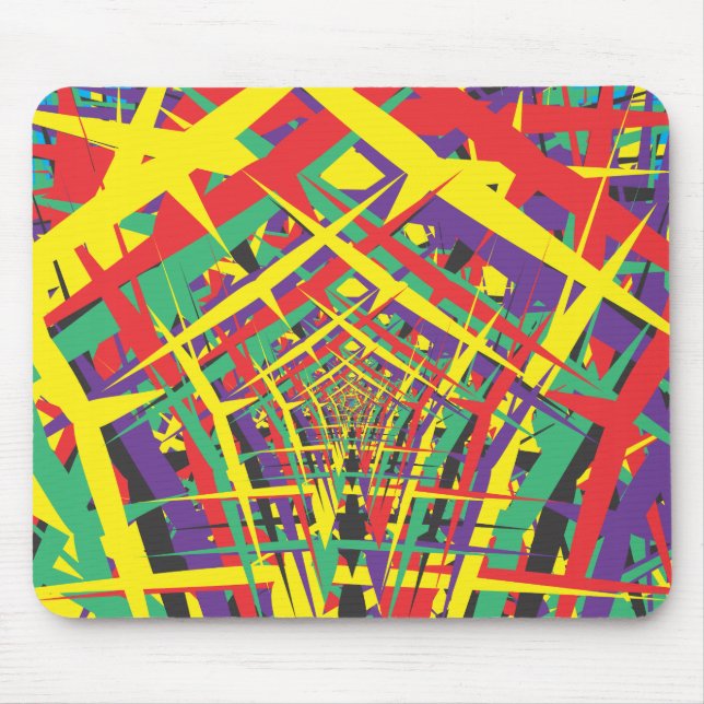 Abstrakte Formen Mousepad (Vorne)