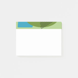 Abstrakte Formen Post-it Klebezettel