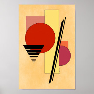 Abstrakte Formen Poster