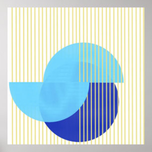 abstrakte Formen Poster