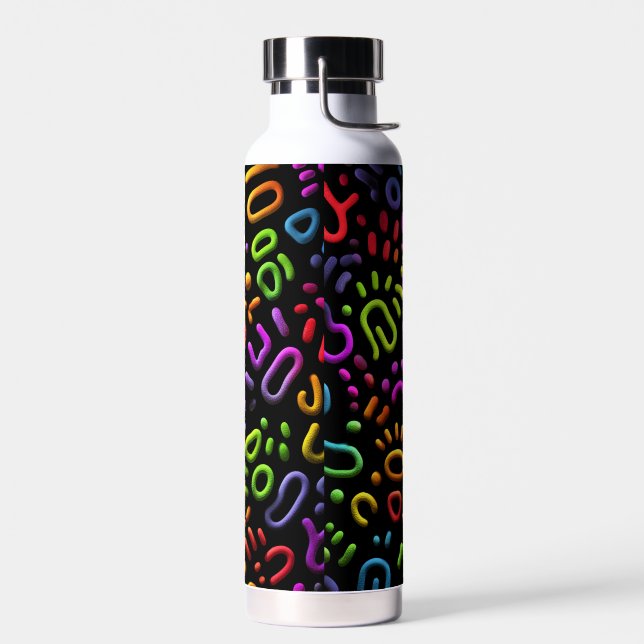 Abstrakte Formen Trinkflasche (Links)