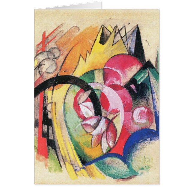 Abstrakte Formulare (auch: farbige Blume) von Fran (Vorne)