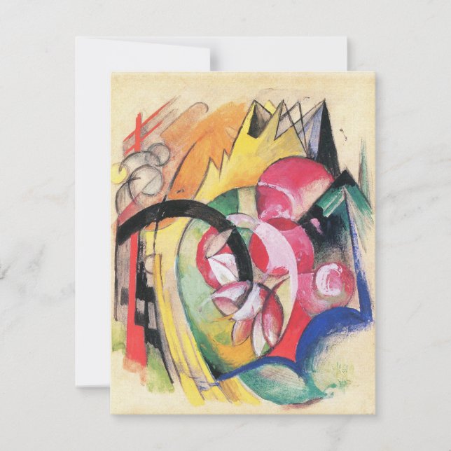 Abstrakte Formulare (auch: farbige Blume) von Fran (Vorderseite)