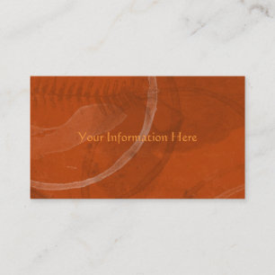 Abstrakte Fossil-Visitenkarten Visitenkarte