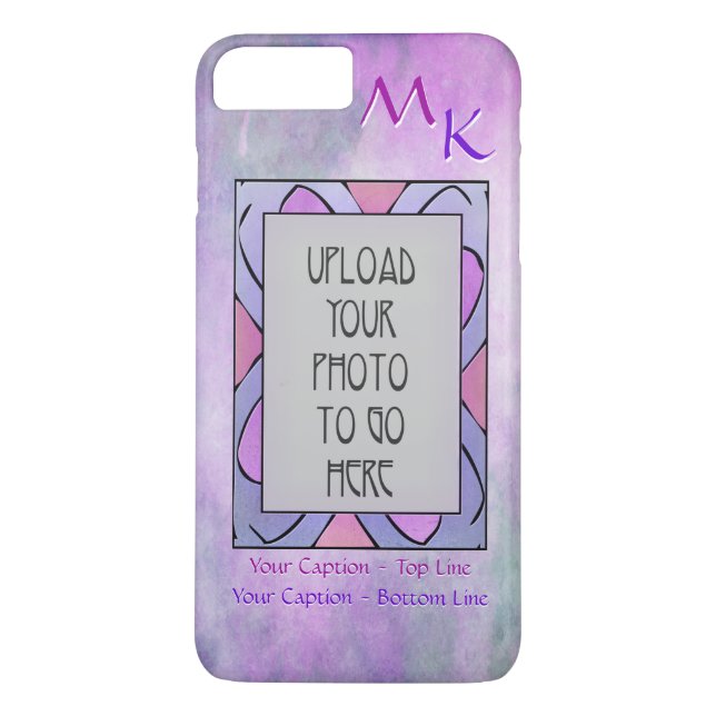 Abstrakte Foto-Rahmen - Weichtiere - Personalisier Case-Mate iPhone Hülle (Rückseite)