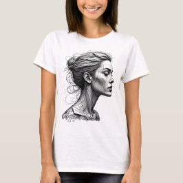 Abstrakte Frauen T-Shirt