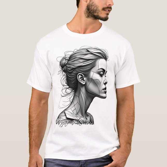 Abstrakte Frauen T-Shirt (Vorderseite)