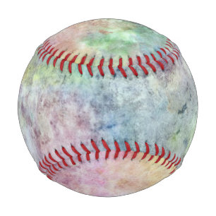 abstrakte freie Hand zeichnend aus Aquarellfarben Baseball