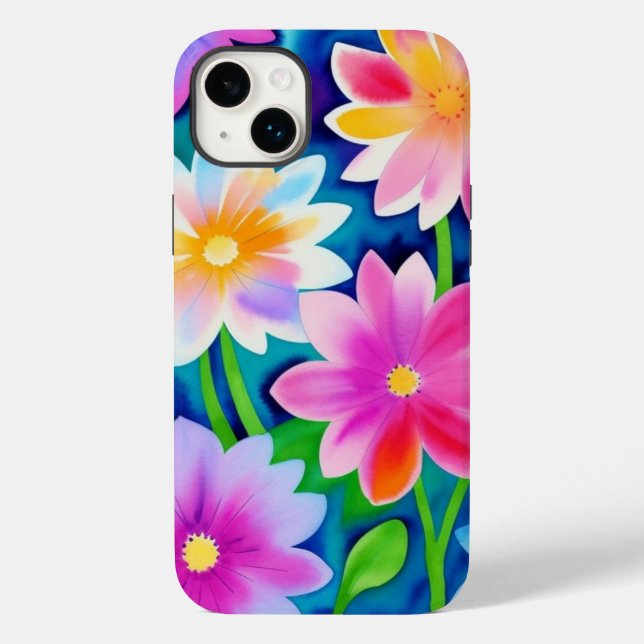 Abstrakte Frühlingsblumen Case-Mate iPhone 14 Plus Hülle (Rückseite)