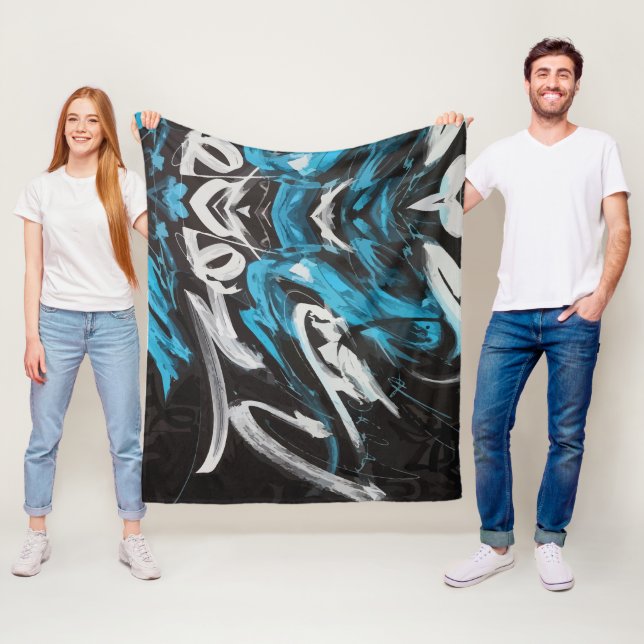 Abstrakte Fusion: Farbabweichungen und dynamische  Fleecedecke (Beispiel)