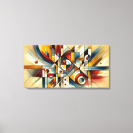 Abstrakte Fusion - limitierte Edition Art Piece Leinwanddruck