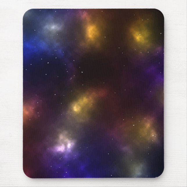 Abstrakte Galaxiekonstellationen Digitale Kunst: V Mousepad (Vorne)